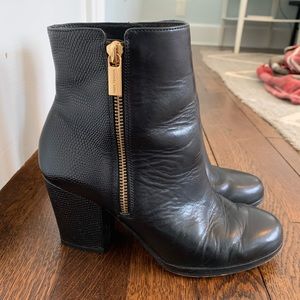 Michael Kors black booties